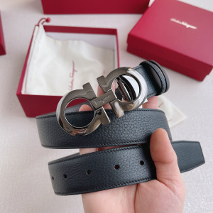 Ferragamo 남성 양면 가죽벨트