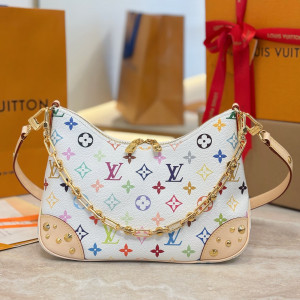 LV 무라카미 다카시 볼로뉴 핸드백